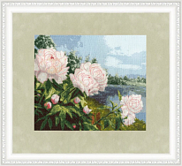 Вышивка ЛП-059 Цветущие пионы