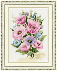 Вышивка АК-010 Садовые маки