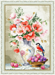 Вышивка ЛЦ-086 Акварельные маки